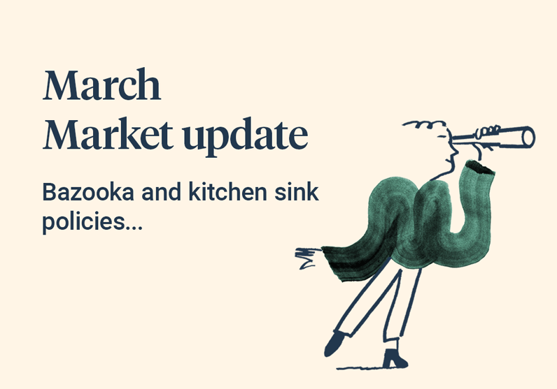 Market update – Bazooka and kitchen sink policies bring welcome relief…