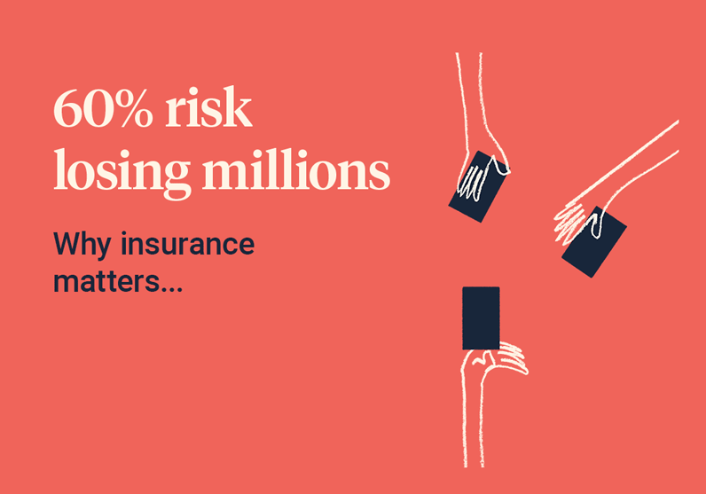 Why life insurance matters – 60% risk losing millions