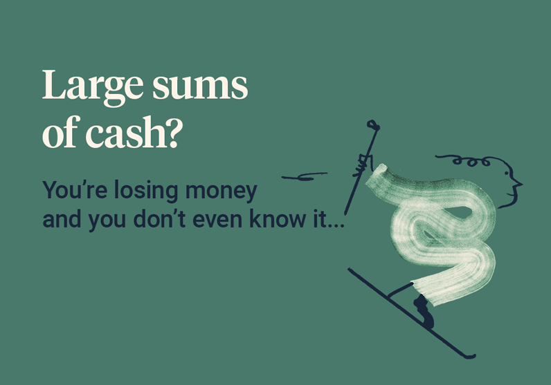 Large sums of cash?