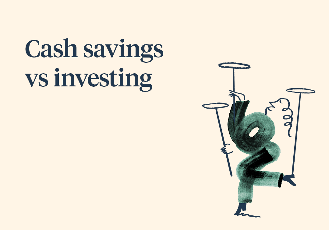 Cash savings vs investing