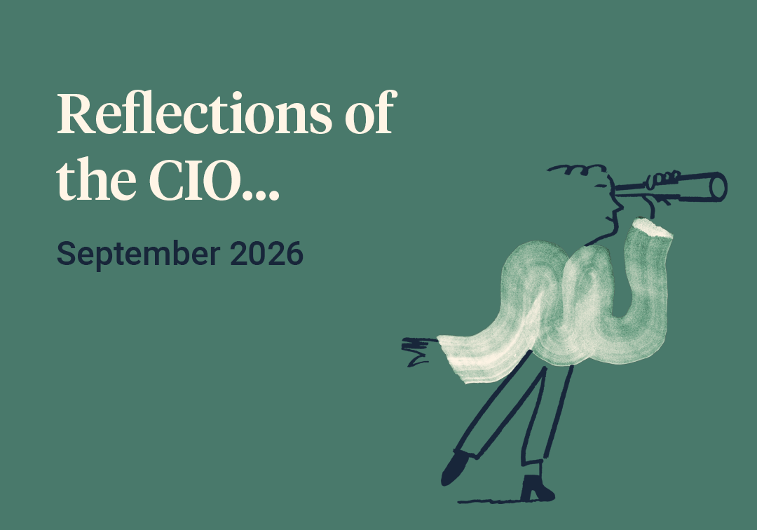 Reflections of the CIO September 2026…